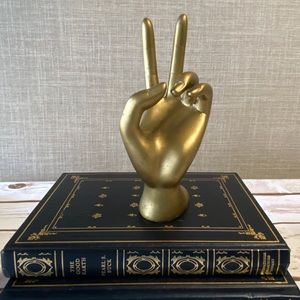 Vintage Gold Hand Sculpture